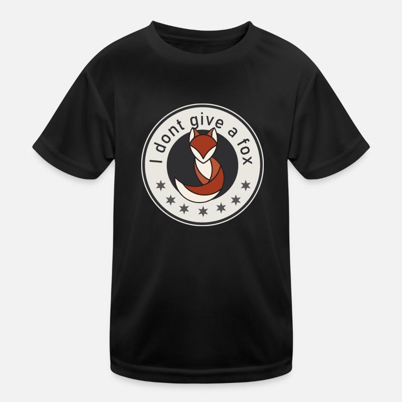 I dont give a fox Kinder Funktions-T-Shirt