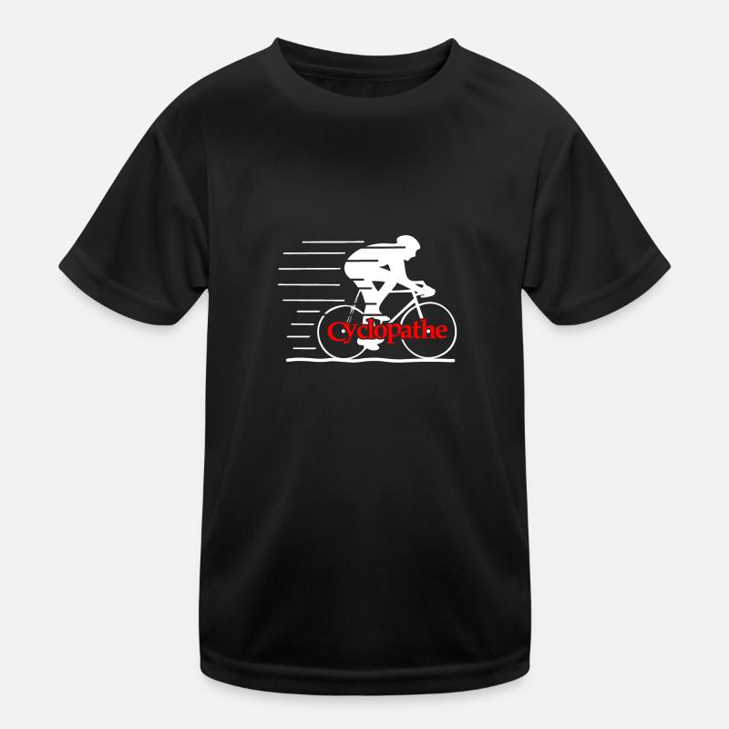 JE SUIS UN CYCLOPATHE ! (vélo, cyclisme) T-shirt sport Enfant
