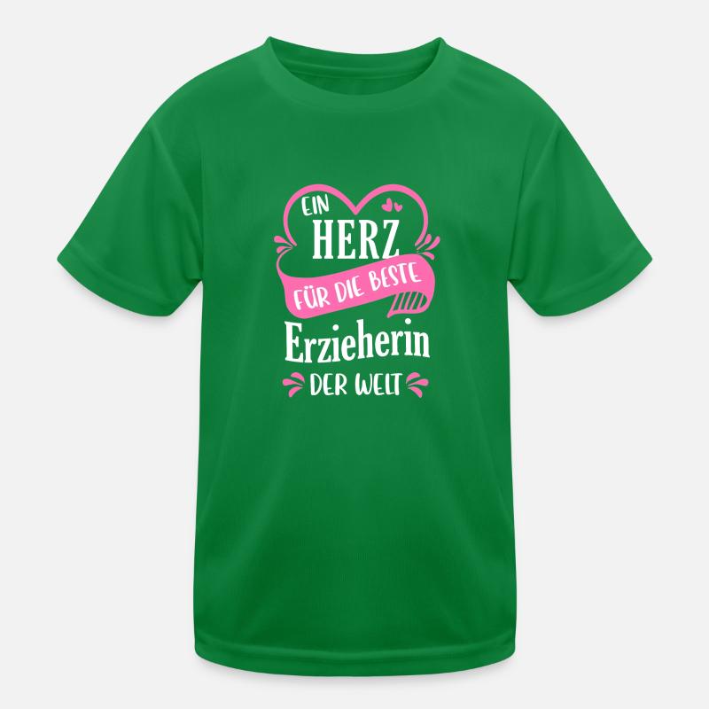 Erzieher Erzieherin Kindergärtner Spruch Beruf Kinder Funktions-T-Shirt