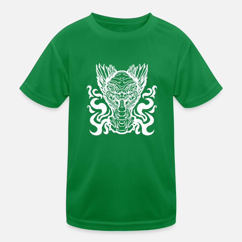 Feuer Drache Kinder Funktions-T-Shirt