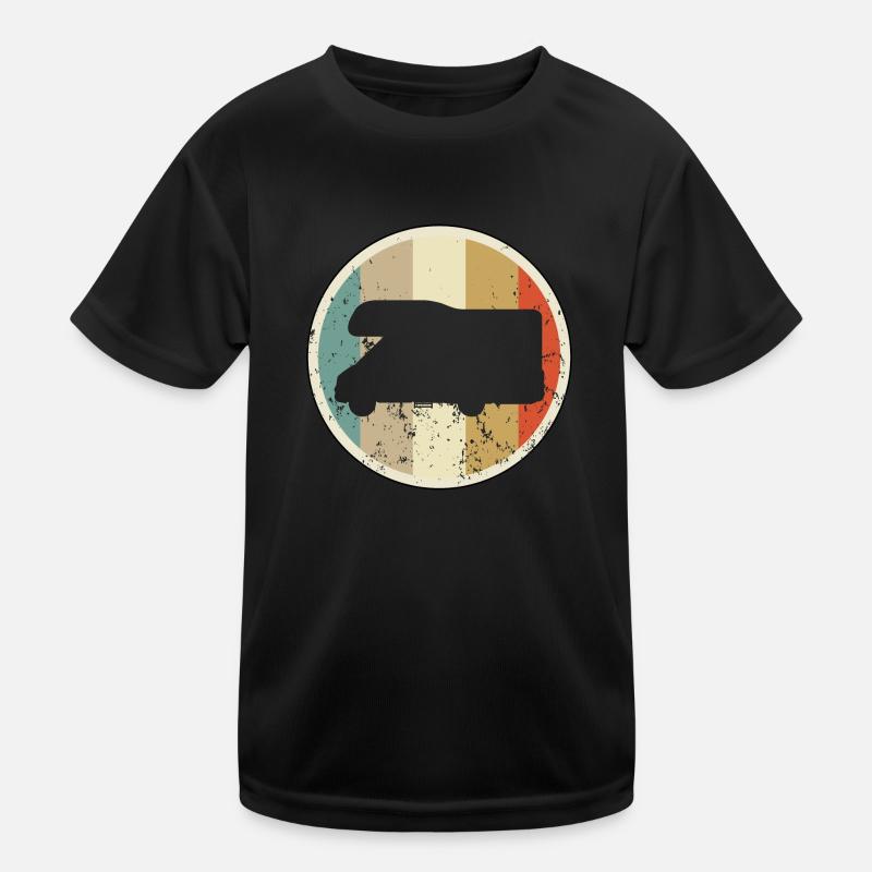 Wohnmobil Camping Kinder Funktions-T-Shirt