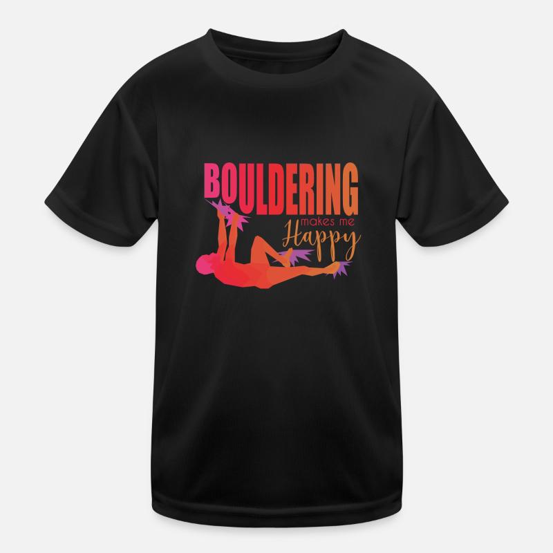 Bouldering Kids Functional T-Shirt