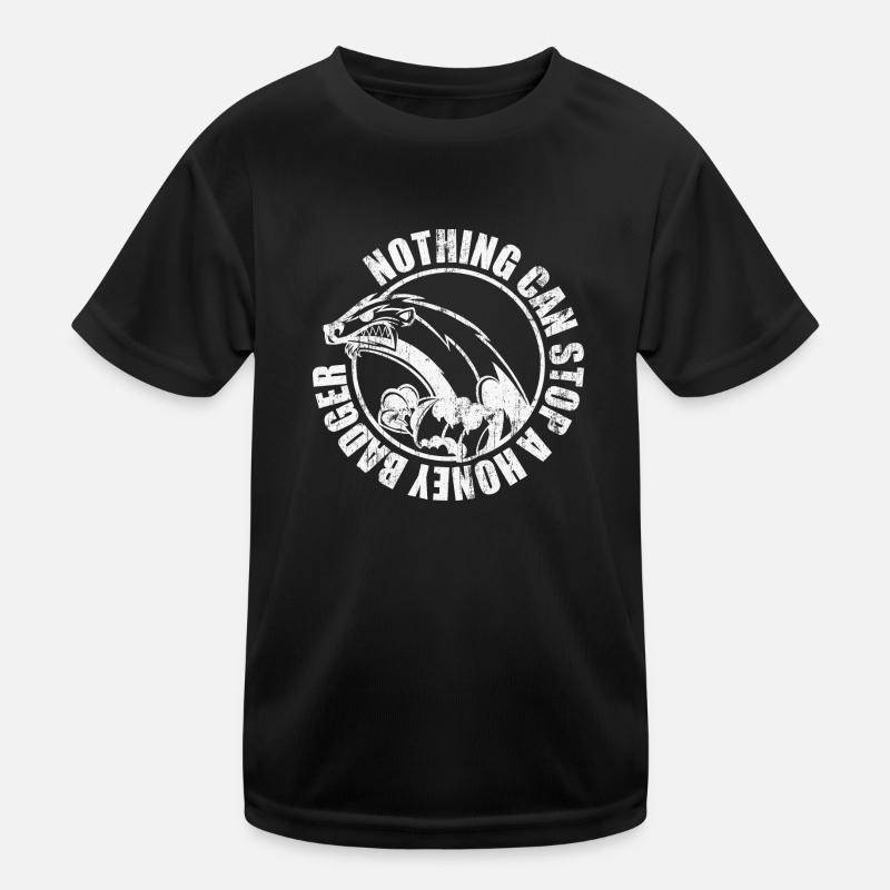 Honigdachs Kinder Funktions-T-Shirt