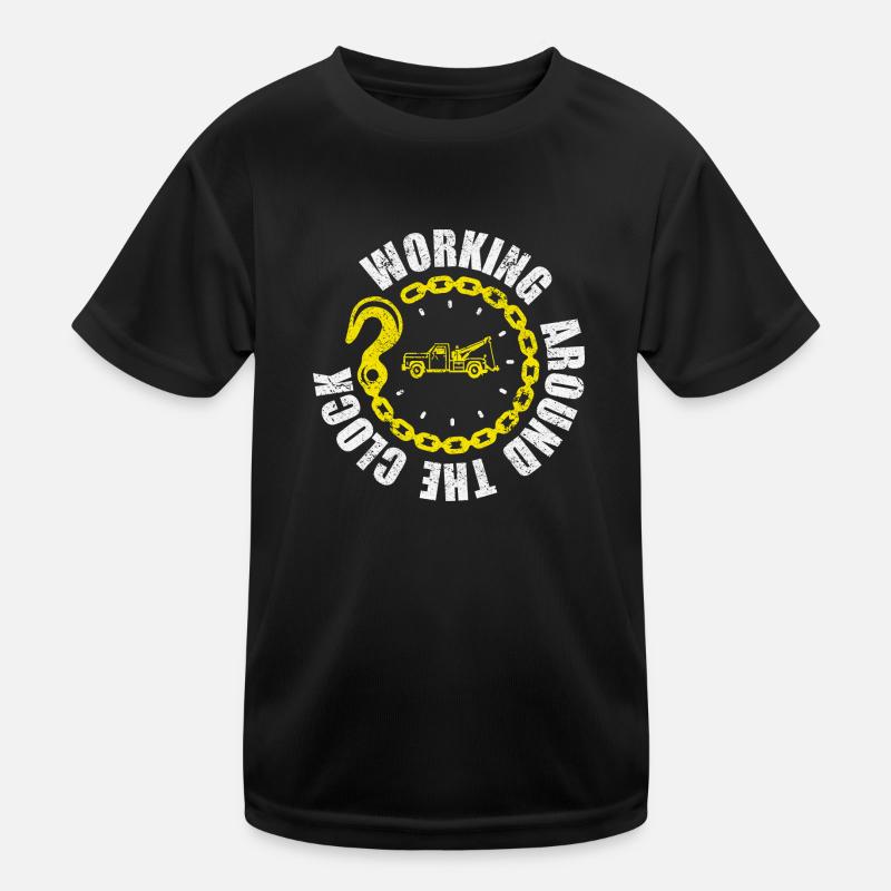 Abschleppwagen Abschleppdienst Abschlepper Kinder Funktions-T-Shirt