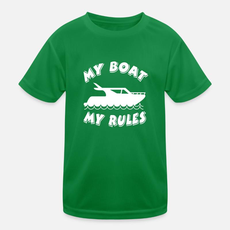 Motorboot Kinder Funktions-T-Shirt