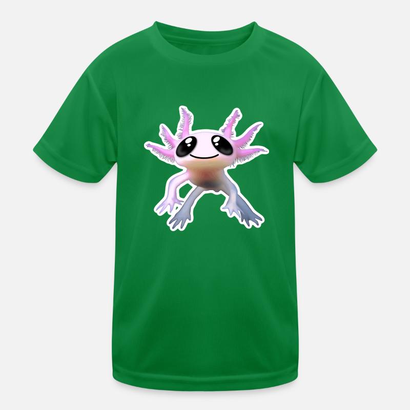 Süßes Axolotl Kinder Funktions-T-Shirt