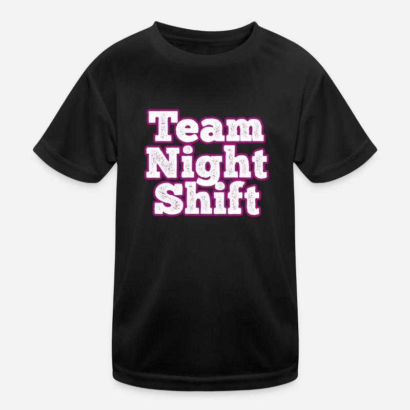 Team Night Shift Kids Functional T-Shirt