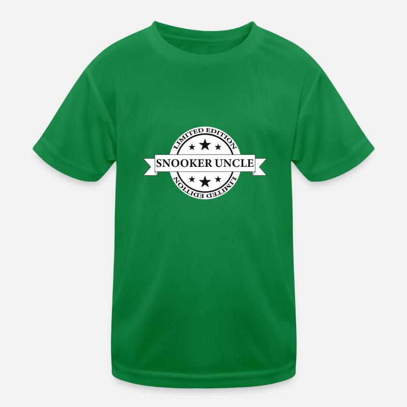 Snooker Oncle Banner T-shirt sport Enfant