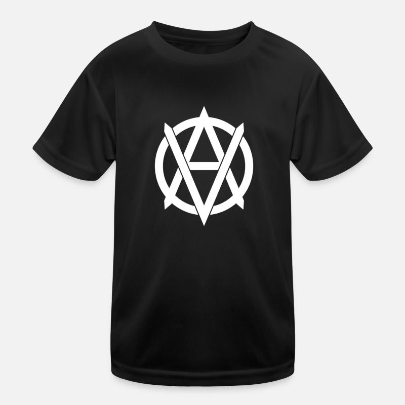 anarchisme végétalien blanc T-shirt sport Enfant