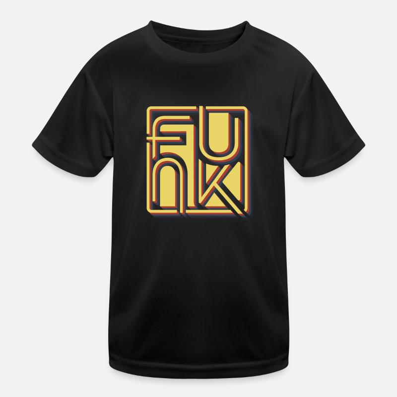 Funk Retro Kinder Funktions-T-Shirt