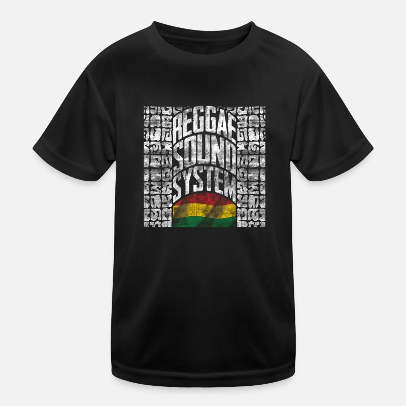 reggae music system Kids Functional T-Shirt