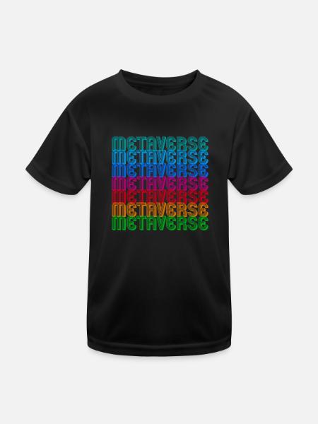 Metaverse - Kids Functional T-Shirt - black - Front