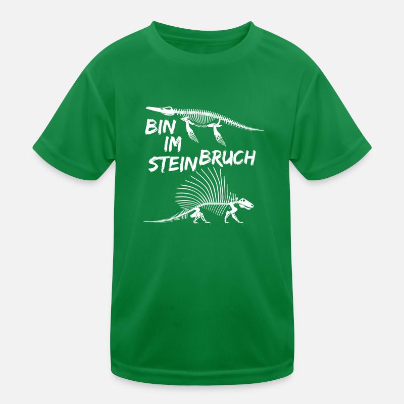 Bin im Steinbruch Kinder Funktions-T-Shirt