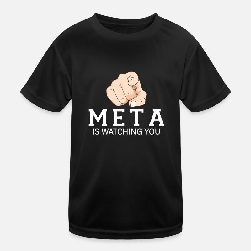 Meta sees you Kids Functional T-Shirt