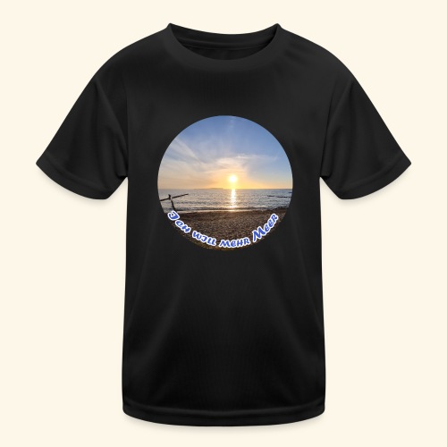 Ostsee beim Sonnenuntergang - Ich will mehr Meer - Kinder Funktions-T-Shirt