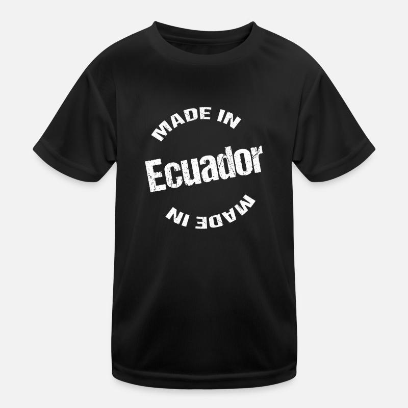 Hergestellt in Ecuador Kinder Funktions-T-Shirt