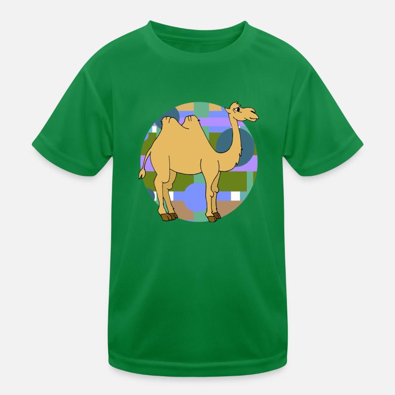 Kamel Kinder Funktions-T-Shirt