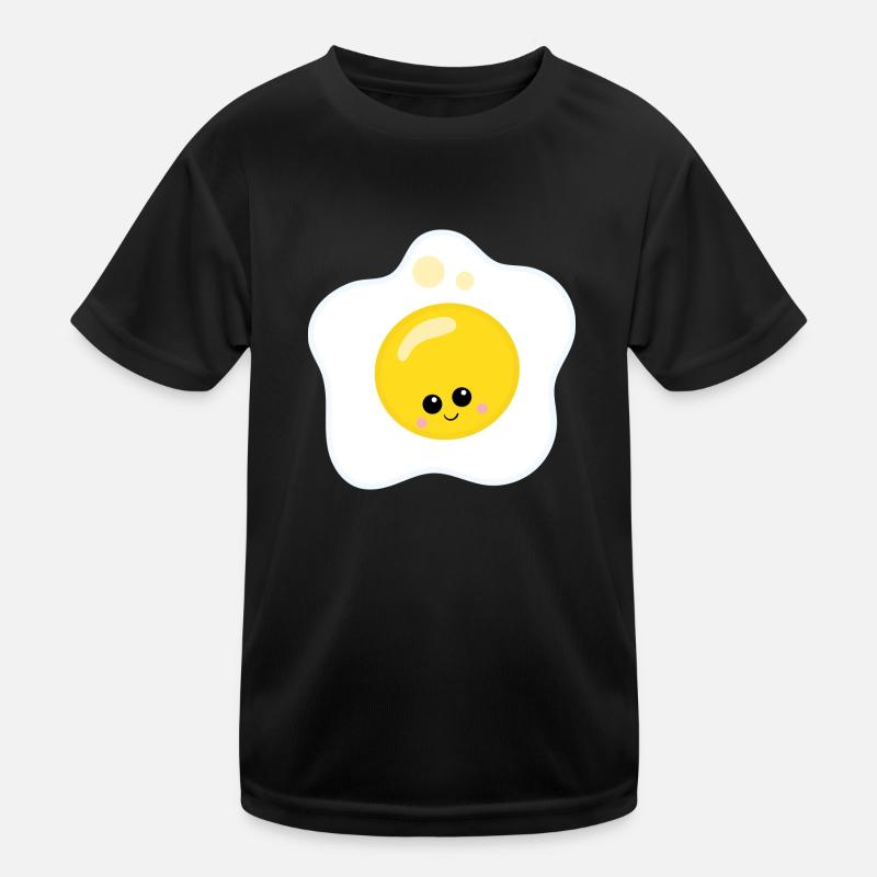 Spiegelei Kinder Funktions-T-Shirt