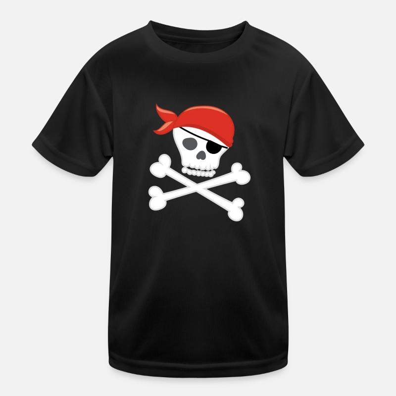 PIRATE - Kids Functional T-Shirt - black