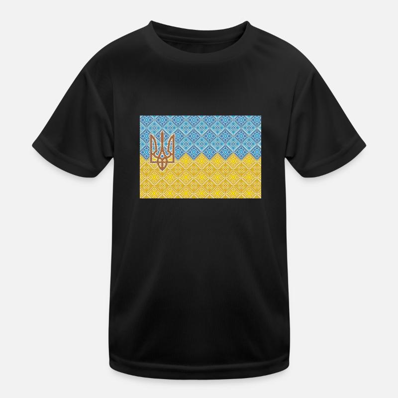 Ukraine Kinder Funktions-T-Shirt