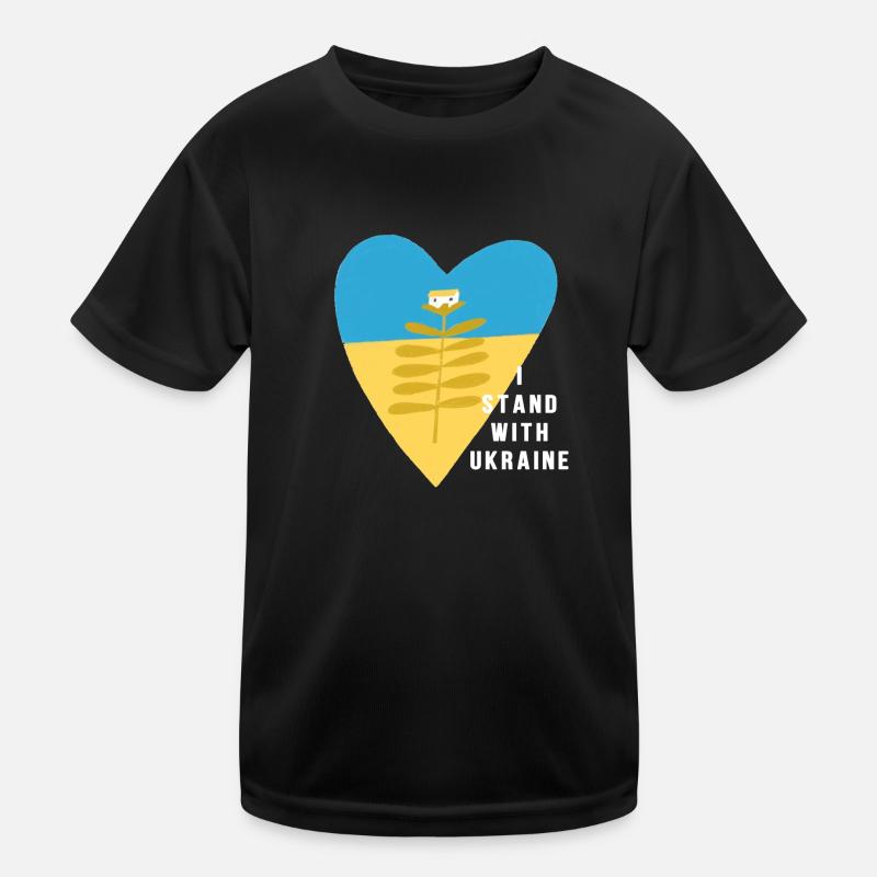 Ukraine Kinder Funktions-T-Shirt