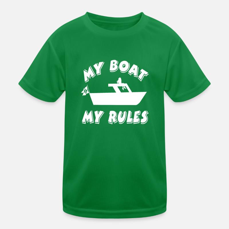 Motorboot Kinder Funktions-T-Shirt