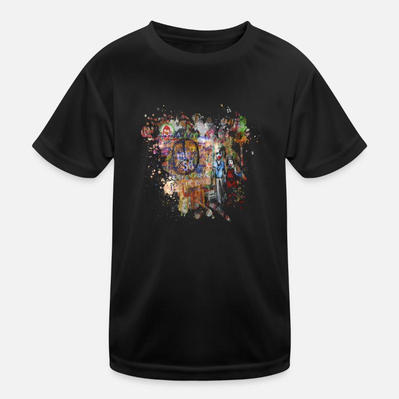 Graffiti-Spray Kinder Funktions-T-Shirt
