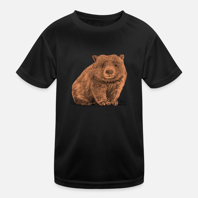 Wombat Kinder Funktions-T-Shirt