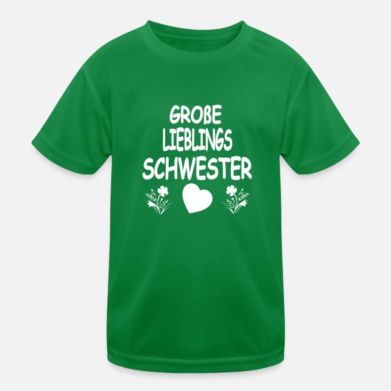 Schwester Kinder Funktions-T-Shirt