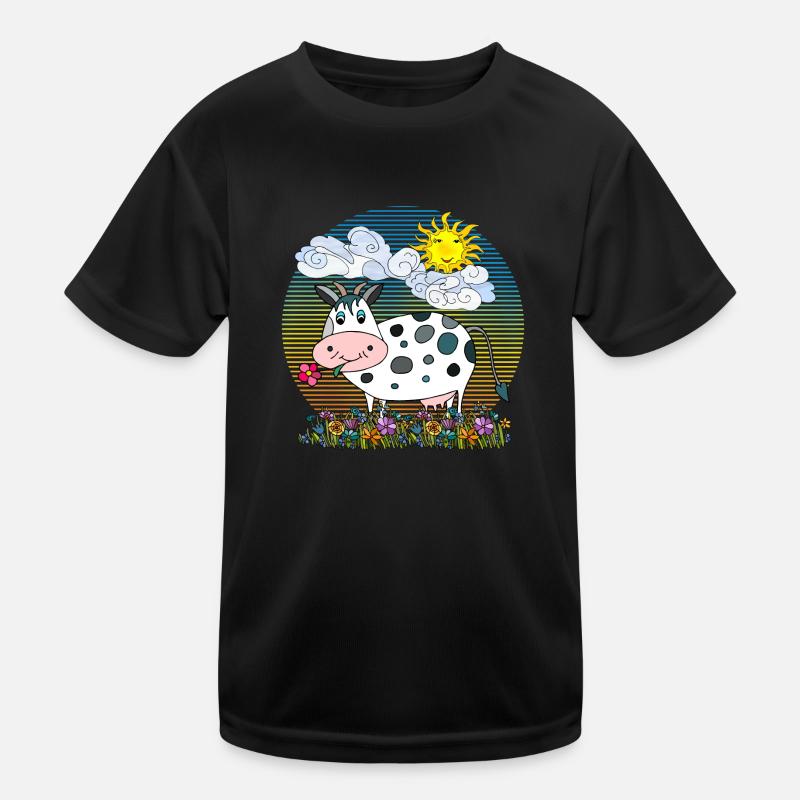 Kuh Kinder Funktions-T-Shirt