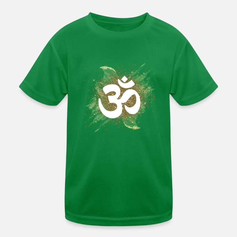 om Zeichen gold Luft element mantra Kinder Funktions-T-Shirt