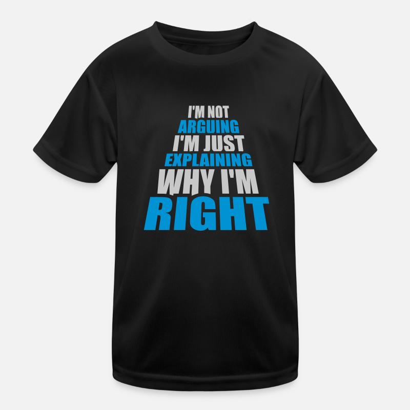 Je ne discute pas T-shirt sport Enfant