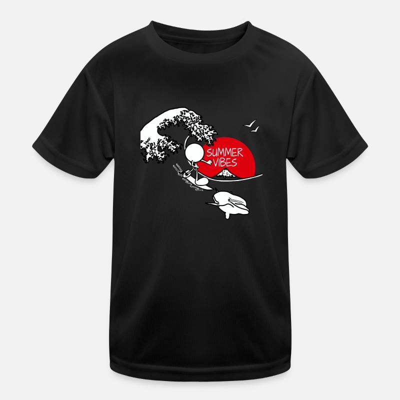 Summer Vibes Plain Doddle Kids Functional T-Shirt