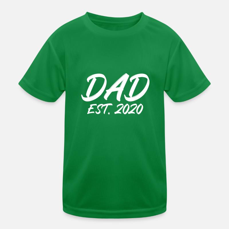 Dad est 2020 Kinder Funktions-T-Shirt