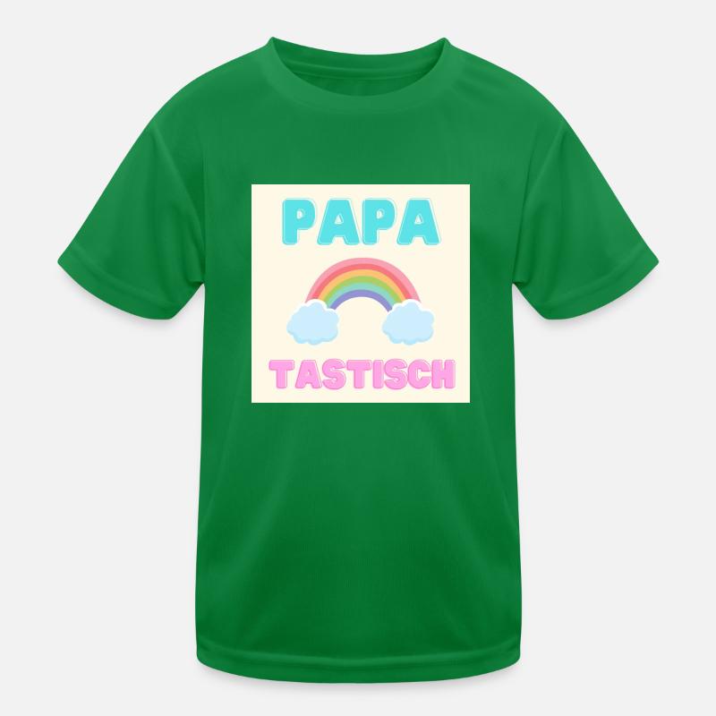 papatastic - Version arc-en-ciel (arc-en-ciel) T-shirt sport Enfant