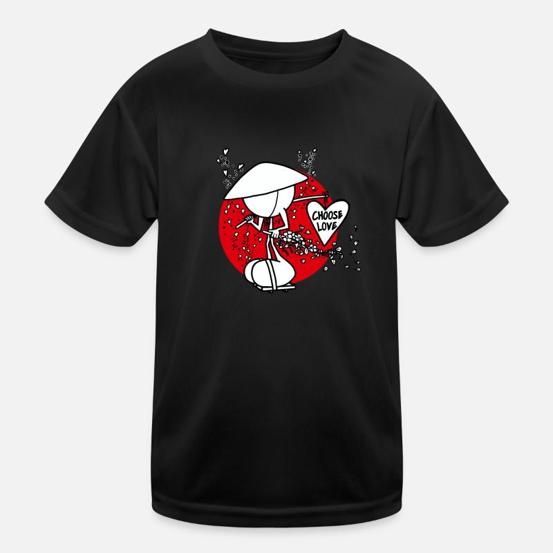 Samurai Of Hearts Plain Doddle Kids Functional T-Shirt