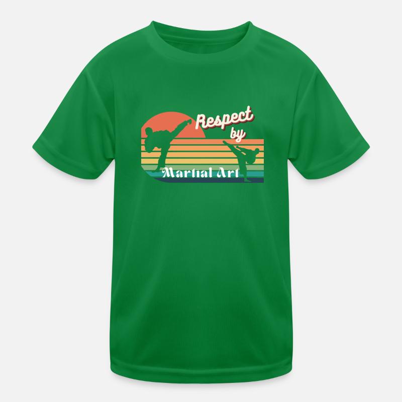 Kampfkunst Kinder Funktions-T-Shirt