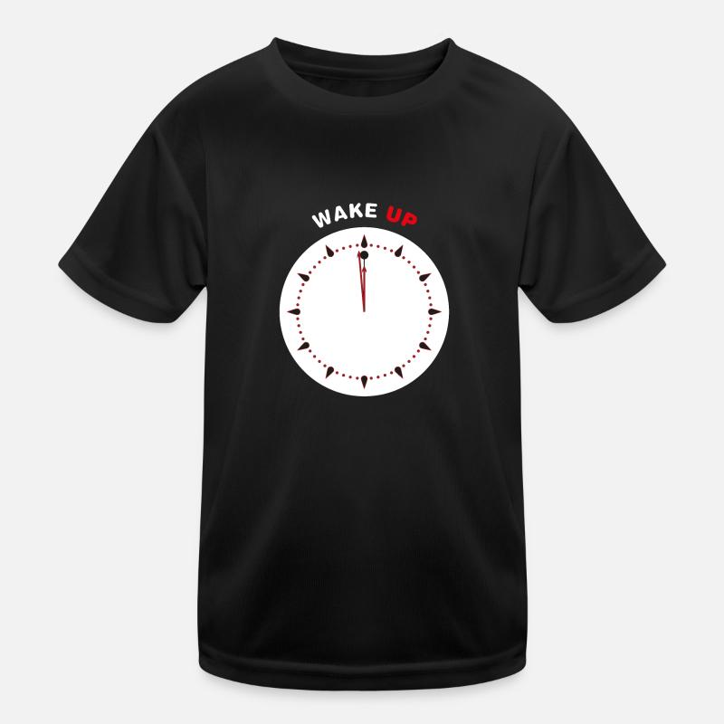 Wach auf Kinder Funktions-T-Shirt