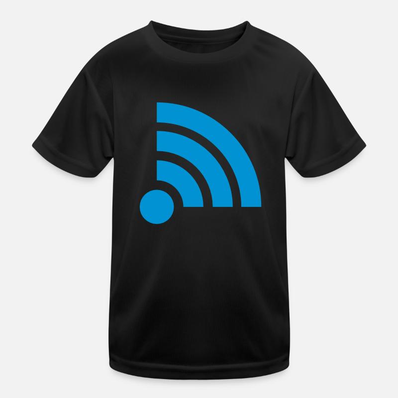 Icon connection good Wifi Kids Functional T-Shirt