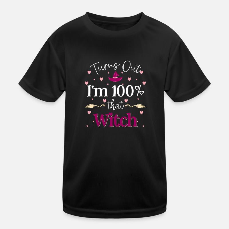 Sorcière Magic Spell Walpurgis Nuit T-shirt sport Enfant