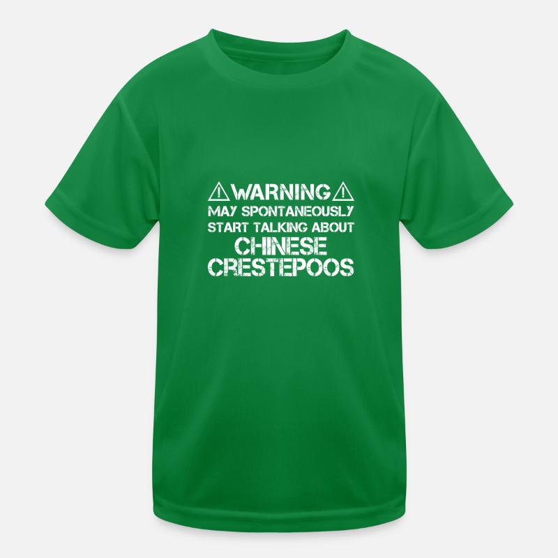 Chinese Crestepoo Kids Functional T-Shirt