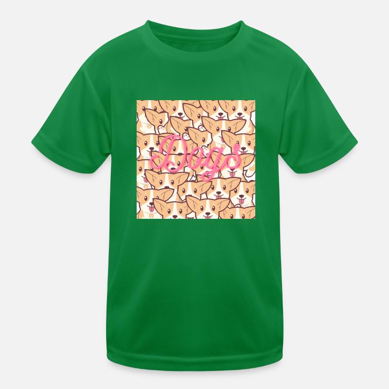 Dogs Kids Functional T-Shirt