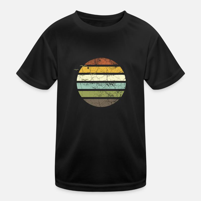 Sunset IV Kinder Funktions-T-Shirt