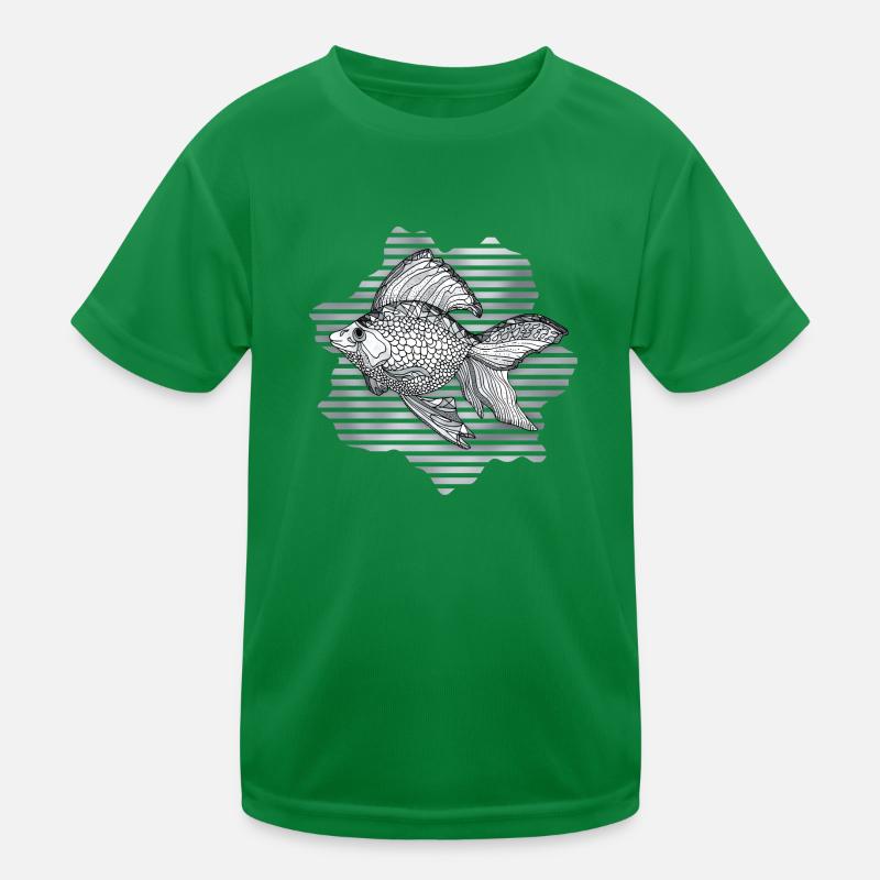 Fisch Kinder Funktions-T-Shirt