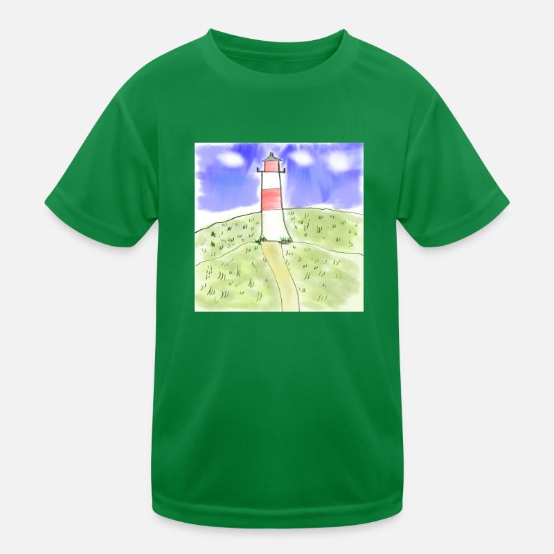 Leuchtturm Kinder Funktions-T-Shirt