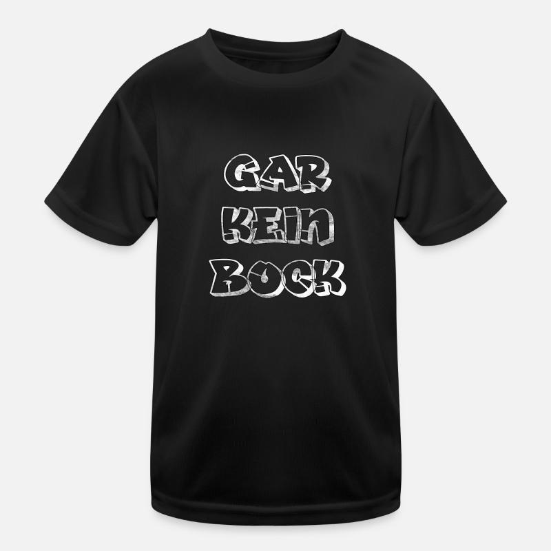 Gar Kein Bock Meme | Humor Spruch Kinder Funktions-T-Shirt