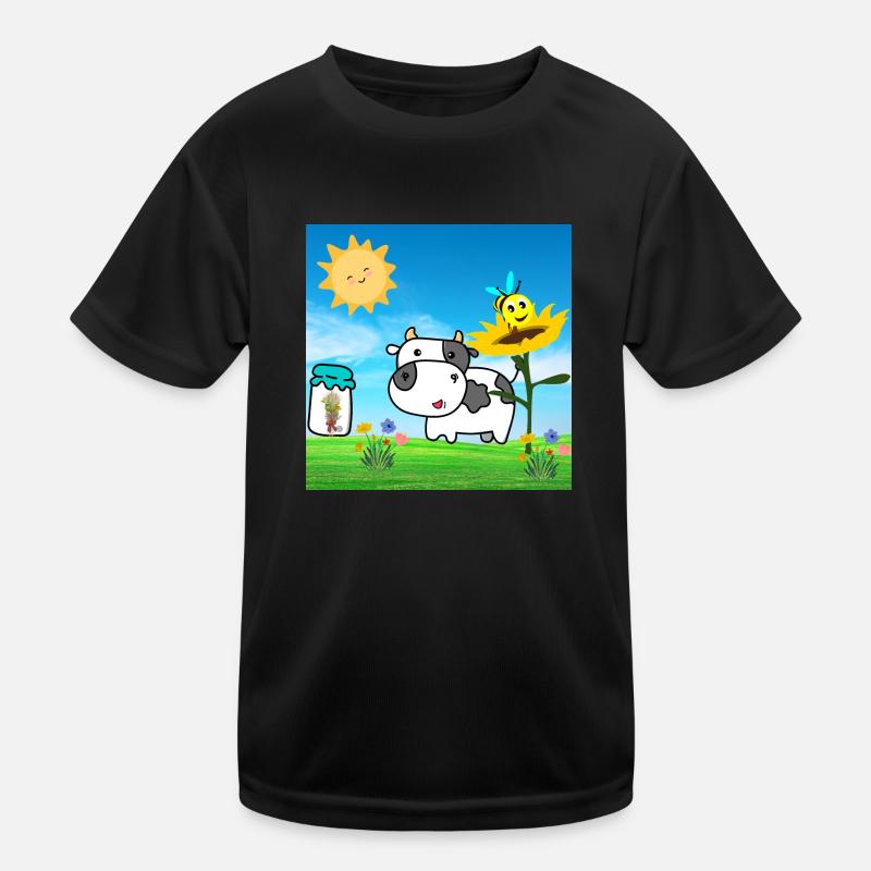 cow Kids Functional T-Shirt