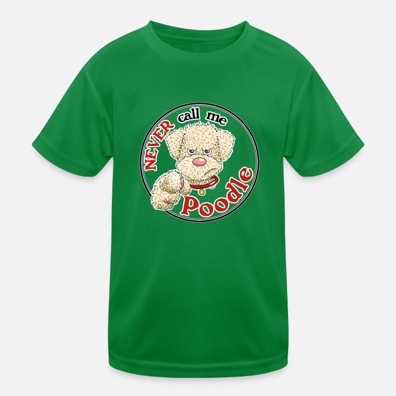 Poodle1 2 Kids Functional T-Shirt