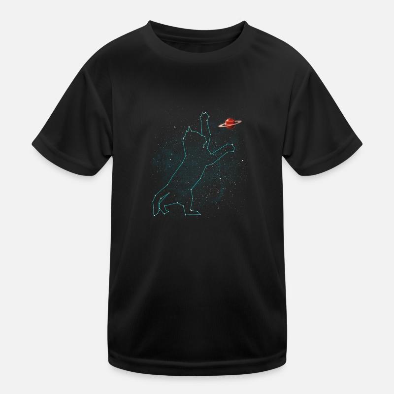 Konstellation der Katze Kinder Funktions-T-Shirt