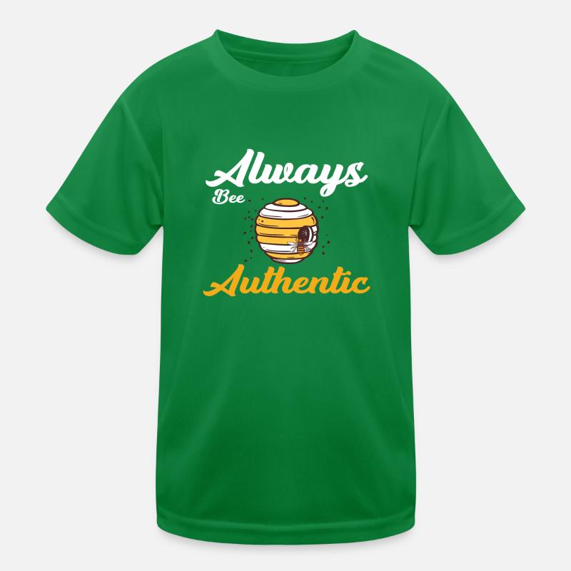 Always be Authentic Kinder Funktions-T-Shirt
